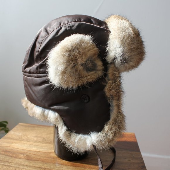 Simons Accessories - Simons Brown Faux Fur Winter Hat